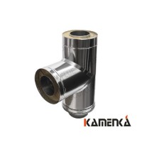Тройник сэндвич EcoFlue 1мм нерж диаметр 200х115