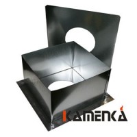 Потолочно-проходной узел EcoFlue диаметр 350 квадрат нерж+оцинк